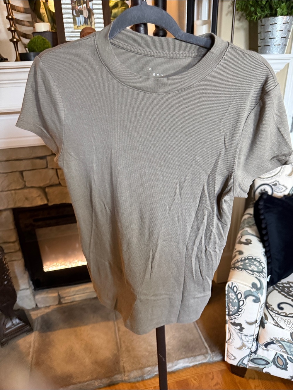 Classic Crewneck Tee - Olive Green